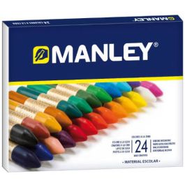 Manley Estuche de 24 ceras 60mm colores surtidos Precio: 5.50000055. SKU: B17587W7JN