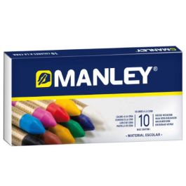 Manley Estuche de 10 ceras 60mm colores surtidos Precio: 2.50000036. SKU: B1GRVXM7NG