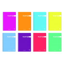 PACSA Cuaderno Plastipac tapa polipropileno 80h 90g cuadricula 4x4 cuarto colores surtidos Precio: 9.68999944. SKU: B1B56LL3YZ