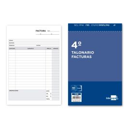 Talonario Liderpapel Facturas Cuarto Original Y Copia 216 Con I.V.A. 5 unidades Precio: 10.89. SKU: B1DLRFQ5RX