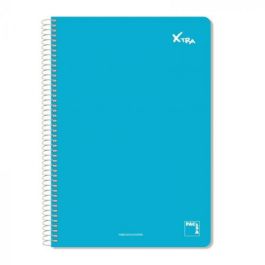 Cuaderno Serie Xtra 60Gr.Tapa Contracolada Folio (215X310Mm.) 80 Hojas Cuadrícula 4X4 Color Azul Pacsa 16070 5 unidades Precio: 12.50000059. SKU: B1CLPLZTFD