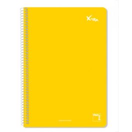 Cuaderno Serie Xtra 60Gr.Tapa Contracolada Folio (215X310Mm.) 80 Hojas Cuadrícula 4X4 Color Amarillo Pacsa 16050 5 unidades Precio: 12.50000059. SKU: B1K37T23H7