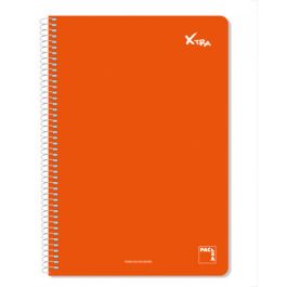 Cuaderno Serie Xtra 60Gr.Tapa Contracolada Folio (215X310Mm.) 80 Hojas Cuadrícula 4X4 Color Rojo Pacsa 16729 5 unidades Precio: 12.59000039. SKU: B17SXD53CG