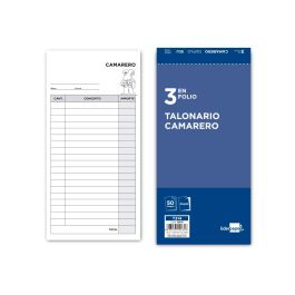 Talonario Liderpapel Camarero 3-Fº Original Y Copia 214 10 unidades Precio: 17.5000001. SKU: B128YHBHFM