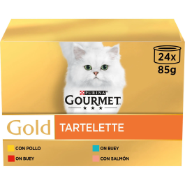 Purina Gourmet Gold Multi Tartalette 24x85 gr Precio: 24.167. SKU: B1G3QRCQRF