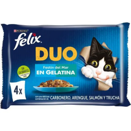 Purina Felix Feline Fantastic Duo Delicious Pescado 12x4X85 gr Precio: 35.4090913. SKU: B1HLQN3G8Y