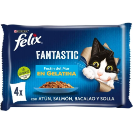 Felix Feline Fantastic Festin Del Mar 12x4X85 gr Precio: 30.8636361. SKU: B1CB25CDMZ