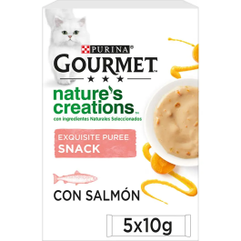 Purina Gourmet Puree Salmon 11x5X10 gr Precio: 26.318182. SKU: B196JT3B9R