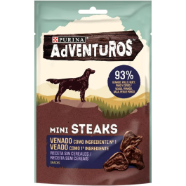 Adventuros Canine Mini Steaks Wild Venison 2x7X70 gr Precio: 19.9545456. SKU: B12FXF6BVV