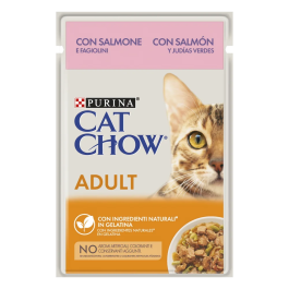Cat Chow Feline Adulto Salmon Judias Verdes 26x85 gr Precio: 20.8636362. SKU: B19YEQQ9SF