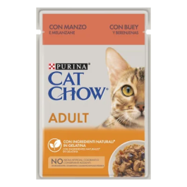 Cat Chow Feline Adulto Ternera Berenjena 26x85 gr Precio: 22.6818185. SKU: B15RVRQGVP