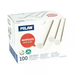 Milan tizas blancas antipolvo carbonato cálcico caja 100 Precio: 9.68999944. SKU: B1H8BXL7R3