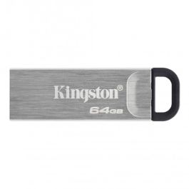 Memoria USB Kingston DTKN Llavero Plateado Negro 64 GB Precio: 11.94999993. SKU: S55092498