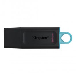 Memoria USB Kingston DTX/64GB Llavero Negro 64 GB