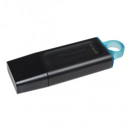 Memoria USB Kingston DTX/64GB Llavero Negro 64 GB