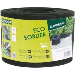 Borde de jardín de caucho reciclado - GARDEN ID Eco Border - 5 m H10 cm - Indestructible - Instalación flexible, recta o curva. Precio: 43.1849003388. SKU: B1AF8SDHMB