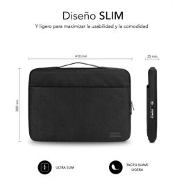 Maletín Subblim Elegant Laptop Sleeve para Portátiles hasta 14"/ Negro
