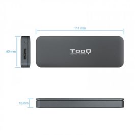 Caja Externa TooQ TQE-2281G SSD USB 3.1 Gris
