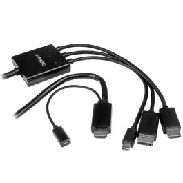 Adaptador Mini DisplayPort a HDMI Startech DPMDPHD2HD (2 m) Negro