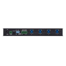 ATEN Switch de periféricos formato industrial USB 3.2 Gen 1 de 4 x 4 puertos