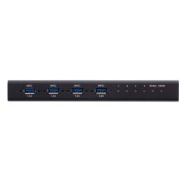 ATEN Switch de periféricos formato industrial USB 3.2 Gen 1 de 4 x 4 puertos