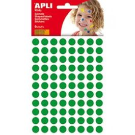 Apli Gomets redondos 10,5mm blister 6 hojas verde Precio: 0.95000004. SKU: B1BYXVX4BX