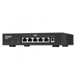 QNAP QSW-1105-5T switch No administrado Gigabit Ethernet (10/100/1000) Negro