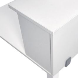 Rocada Mostrador de altillo work metal executive 200x30x40 cm acabado aw04 blanco/blanco