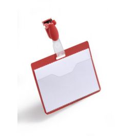 Caja de 25 Identificadores con Pinza Rojo 60X90 Durable 8106-03 Precio: 49.95000032. SKU: B166JRMJJD