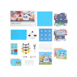 Makeblock mTiny Robot programable P1030157, Blanco, para niños desde 4 años, luces Azul, Verde, Rojo