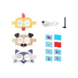 Makeblock mTiny Robot programable P1030157, Blanco, para niños desde 4 años, luces Azul, Verde, Rojo