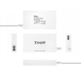 TooQ Cargador automático universal slim multi tensión para portátil 100W con USB 2A y 9 conectores