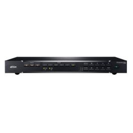 Aten VP2730 Interruptor de Video HDMI, Conmutador HDMI de 7 Entradas y 2 Salidas, Soporta 1080p, Color Negro, Montaje en Rack 1U, Metal