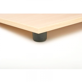 Mobeduc Taquilla 600634HPC18 Mueble de 3 Puertas (Ancho 40 cm) en Melamina de Haya con Cerraduras Individualizadas y Patas Niveladoras