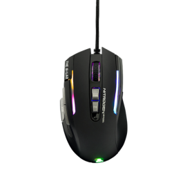 G-Lab Illuminated Gaming Mouse - 4800 Dpi - Software - Black (KULT-NITROGEN-ATOM)