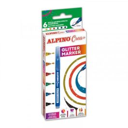 Set Crea Glitter Marker Rotulador con Purpurina para Decorar Alpino AR000178 Precio: 3.9809. SKU: B1H9PKQQHF