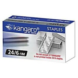 Caja 1000 Grapas 24/6-1M Kangaro KG2461M Precio: 0.4719. SKU: B1JR5HDGTQ
