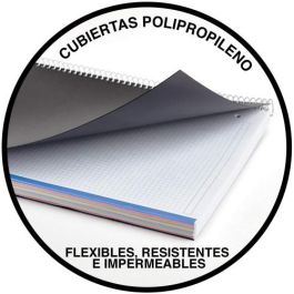 Cuaderno Espiral Nb-8 A4 200 Hojas 5X5Mm Polipropileno Negro Miquelrius 42006