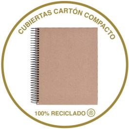 Cuaderno 100% Reciclado Nb-4 A4 120Hojas Ecogris Miquelrius 6082