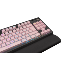 Mars Gaming MKAXPPT teclado USB Portugués Negro, Rosa