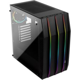 CAJA SEMITORRE AEROCOOL KLAW - USB3.0 - 2*USB 2.0 - AUDIO Y MIC - CONTROL EFECTOS LED - SOPORTA GPU HASTA 370MM - PLACAS ATX/MICRO ATX/MINI ITX
