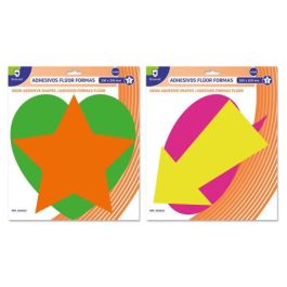 Bismark Adhesivos Formas Fluorescentes - Pack 2 Colores