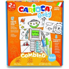 Set Baby Combino 2+ Robots + 8 Rotuladores Carioca 42896