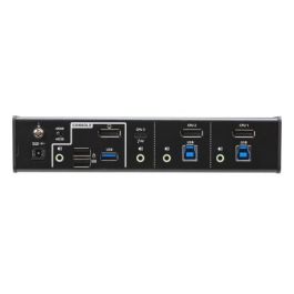 ATEN Switch KVMP™ híbrido USB-C DisplayPort de 3 puertos