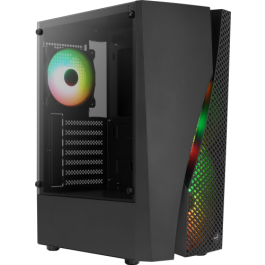 Aerocool WAVEBKV3 Caja PC ATX Cristal Templado 4xVentilador RGB Negro