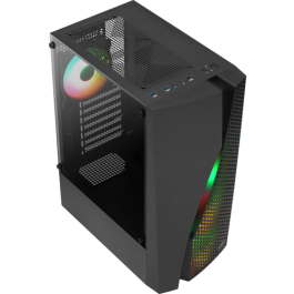Aerocool WAVEBKV3 Caja PC ATX Cristal Templado 4xVentilador RGB Negro