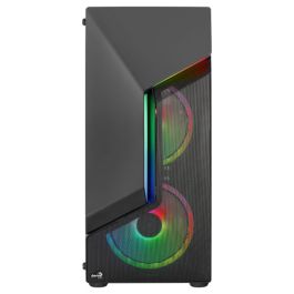 Aerocool SCAPEBKV3 Caja Gaming ATX Frontal RGB LED Cristal Templado 3xVentiladores ARGB Negro