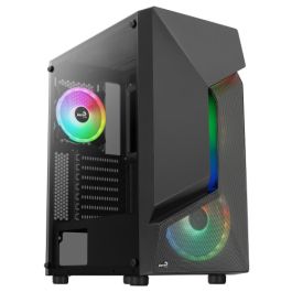 Aerocool SCAPEBKV3 Caja Gaming ATX Frontal RGB LED Cristal Templado 3xVentiladores ARGB Negro Precio: 90.94999969. SKU: B1BAC33PHY