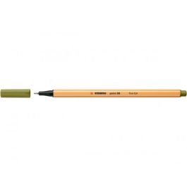 Rotulador Punta Fina Point 88 0.4Mm Verde Barro Stabilo 88/37 10 unidades Rotulador Punta Fina Point 88 0.4Mm Verde Barro Stabilo 88/37 10 unidades