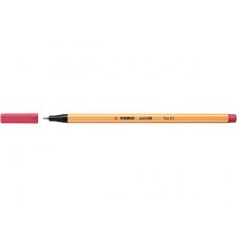 Rotulador Punta Fina Point 88 0.4Mm Rojo Fresa Stabilo 88/49 10 unidades